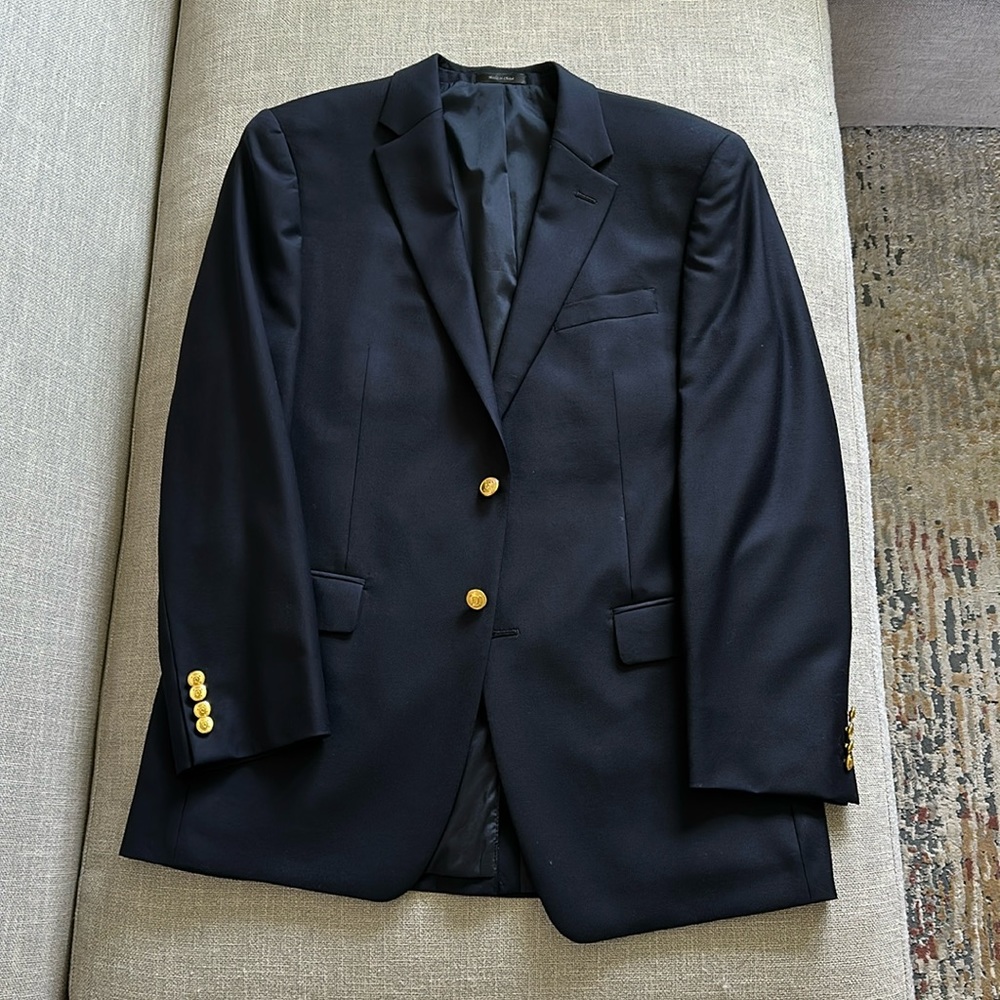 Ralph Lauren Navy Blazer — 42L